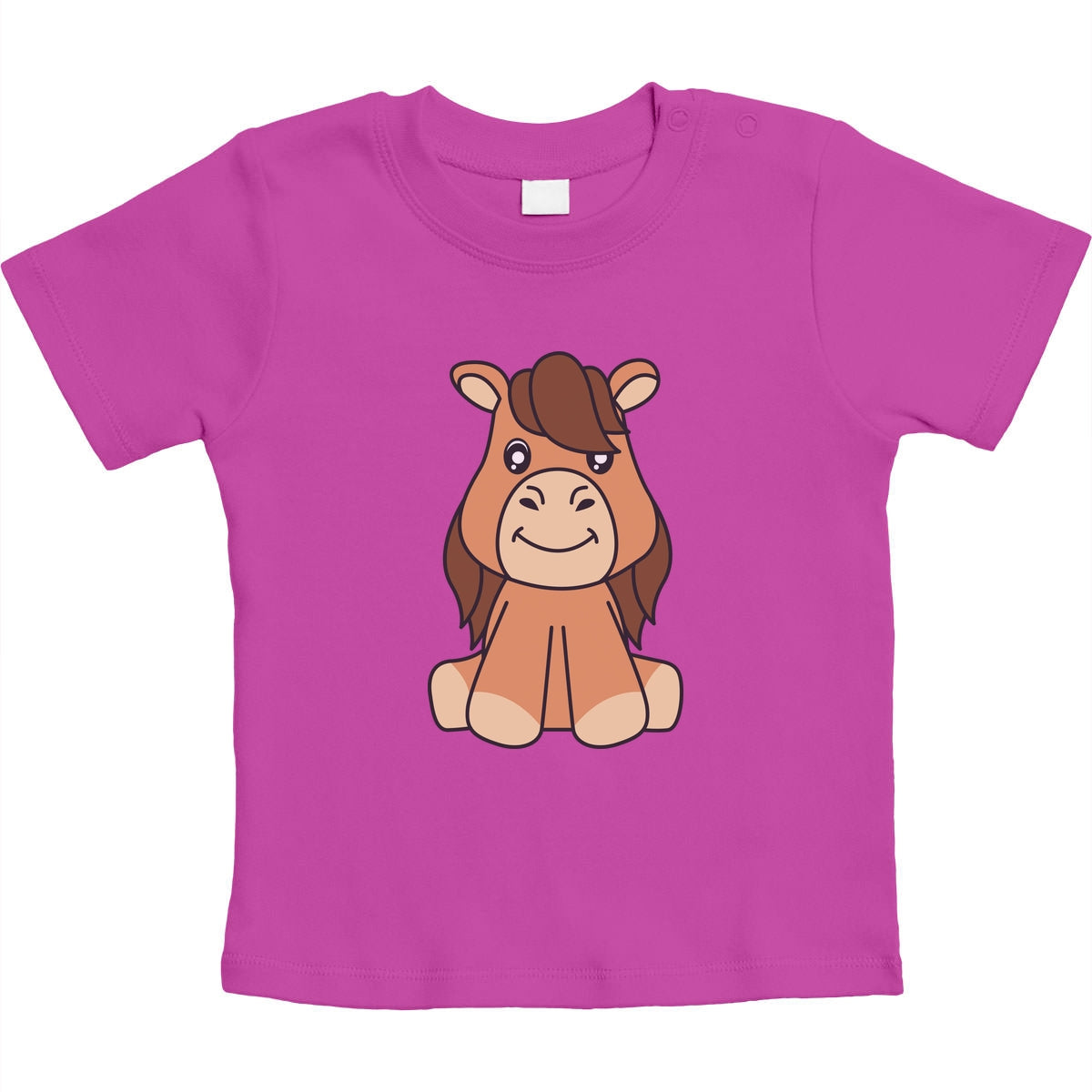 Baby Pferde Kleidung Mitbringsel Pferde Motiv Unisex Baby T-Shirt Gr. 66-93