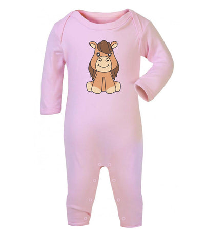Baby Pferde Kleidung Mitbringsel Pferde Motiv Baby Strampler Strampelanzug