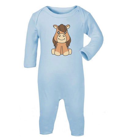 Baby Pferde Kleidung Mitbringsel Pferde Motiv Baby Strampler Strampelanzug