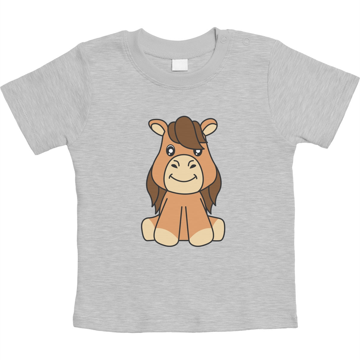 Baby Pferde Kleidung Mitbringsel Pferde Motiv Unisex Baby T-Shirt Gr. 66-93