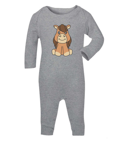 Baby Pferde Kleidung Mitbringsel Pferde Motiv Baby Strampler Strampelanzug