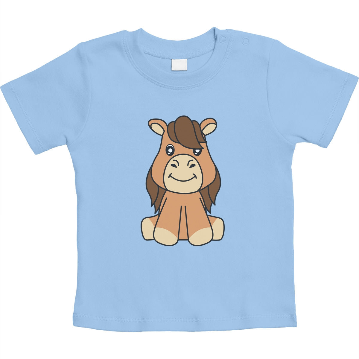 Baby Pferde Kleidung Mitbringsel Pferde Motiv Unisex Baby T-Shirt Gr. 66-93