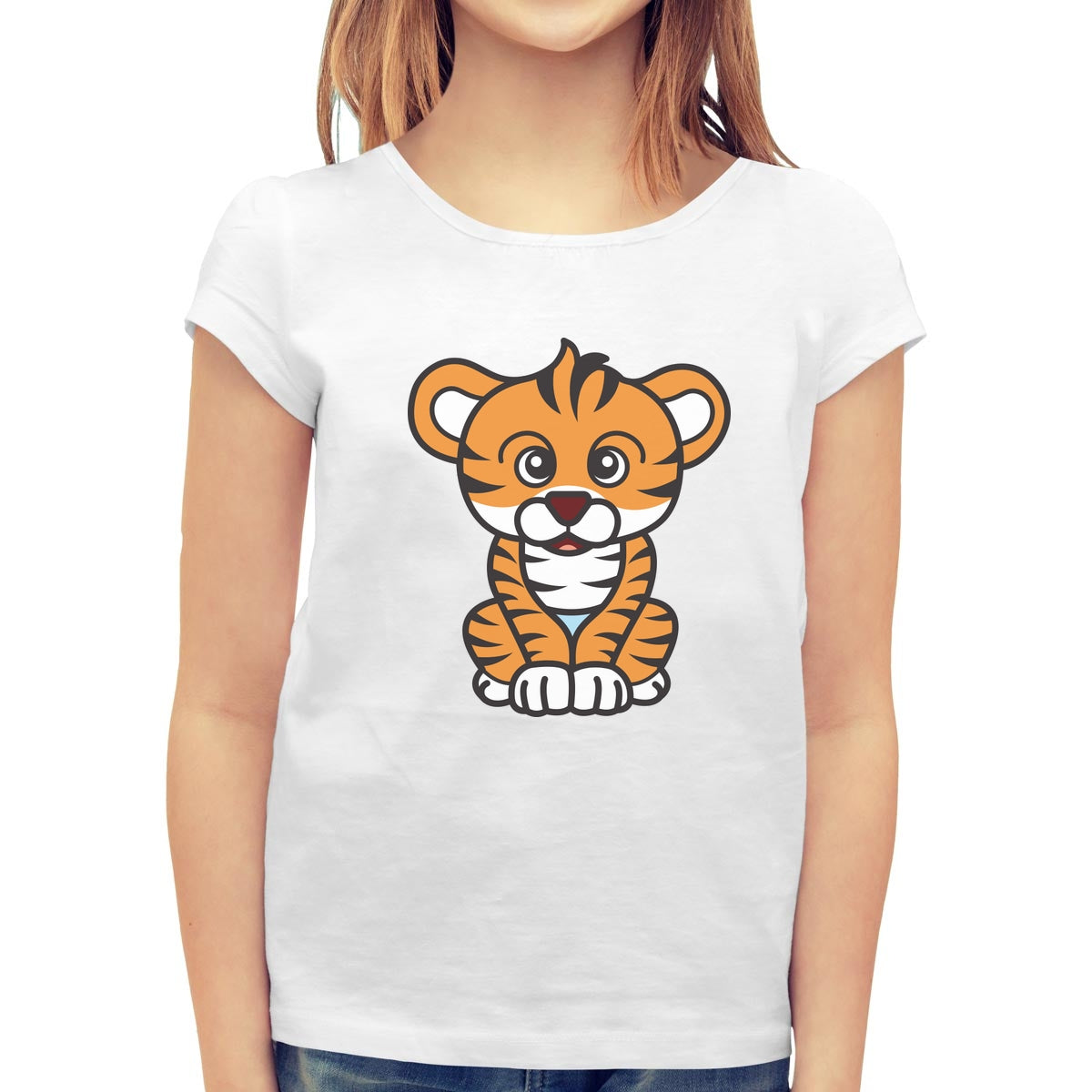 T-Shirt Tiger Baby Katzen TShirt Raubkatzen Geschenk Mädchen Mädchen T-Shirt