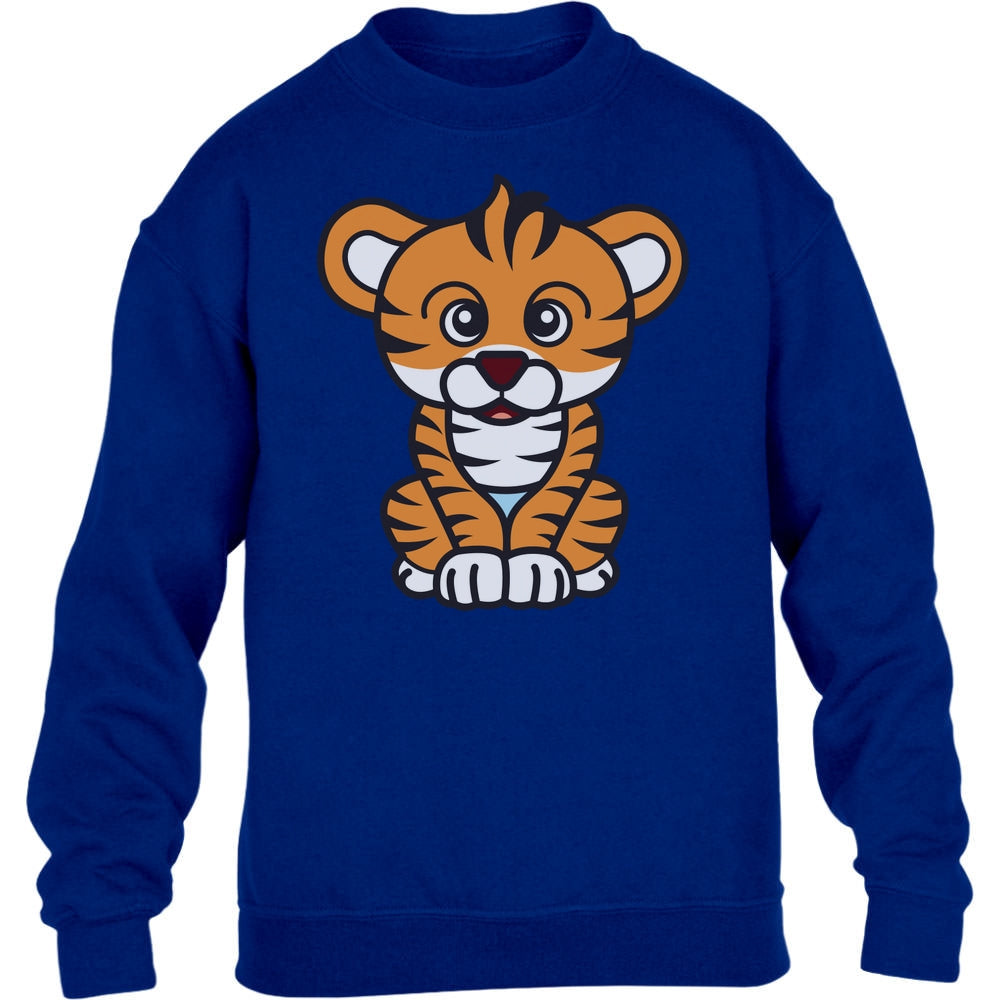 Pullover Tiger Baby Katzen Pulli Raubkatzen Geschenk Kinder Pullover Sweatshirt