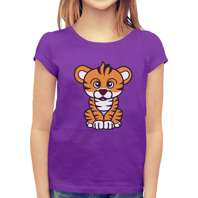 T-Shirt Tiger Baby Katzen TShirt Raubkatzen Geschenk Mädchen Mädchen T-Shirt