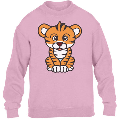 Pullover Tiger Baby Katzen Pulli Raubkatzen Geschenk Kinder Pullover Sweatshirt