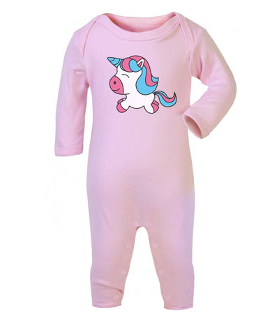 Süßes Einhorn Baby Pferde Kleidung Unicorn Motive Baby Strampler Strampelanzug