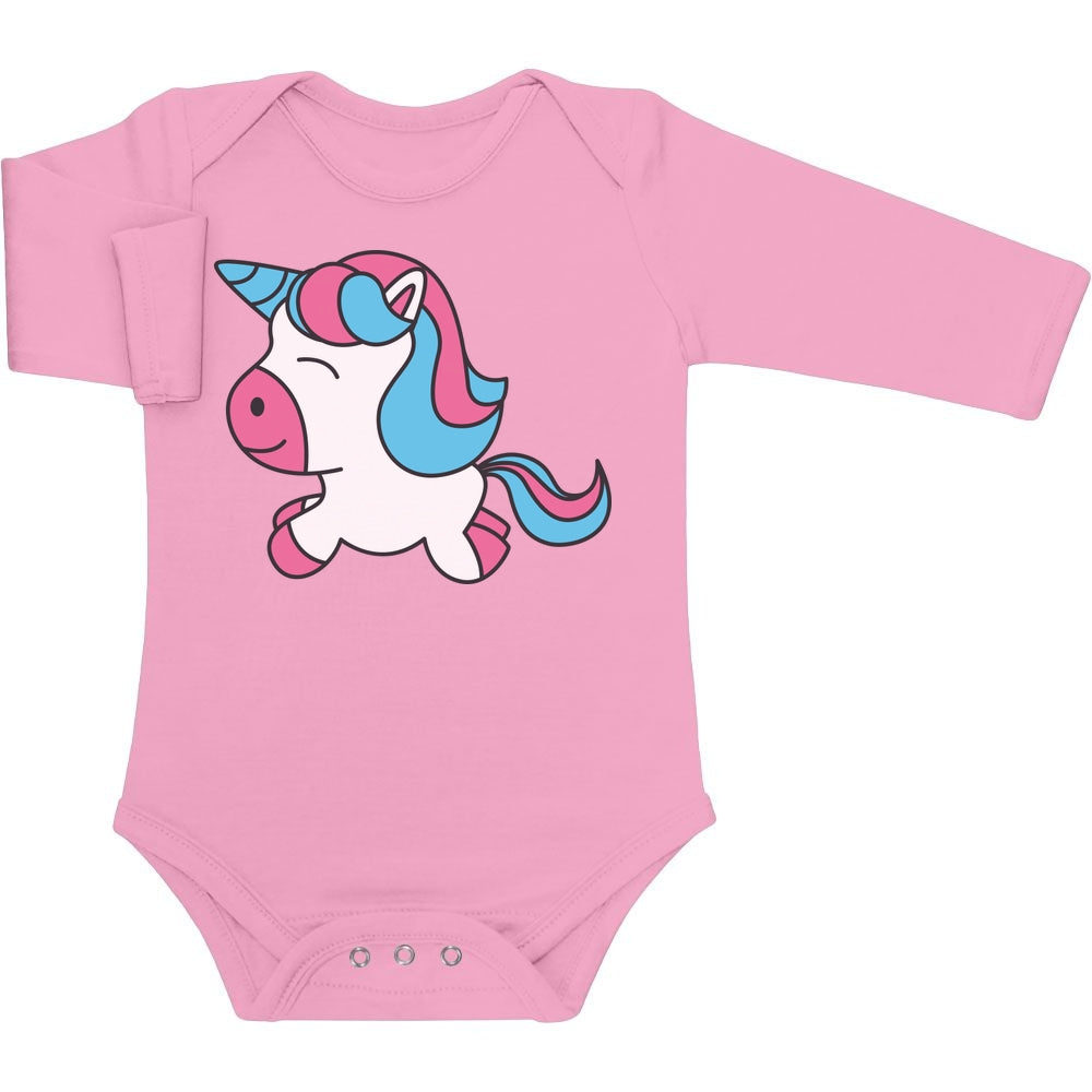 Süßes Einhorn Baby Pferde Kleidung Unicorn Motive Baby Langarm Body