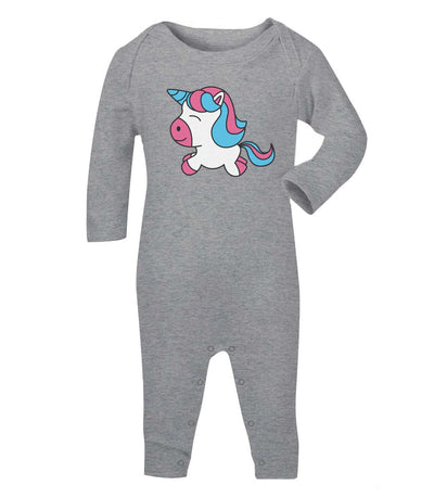 Süßes Einhorn Baby Pferde Kleidung Unicorn Motive Baby Strampler Strampelanzug