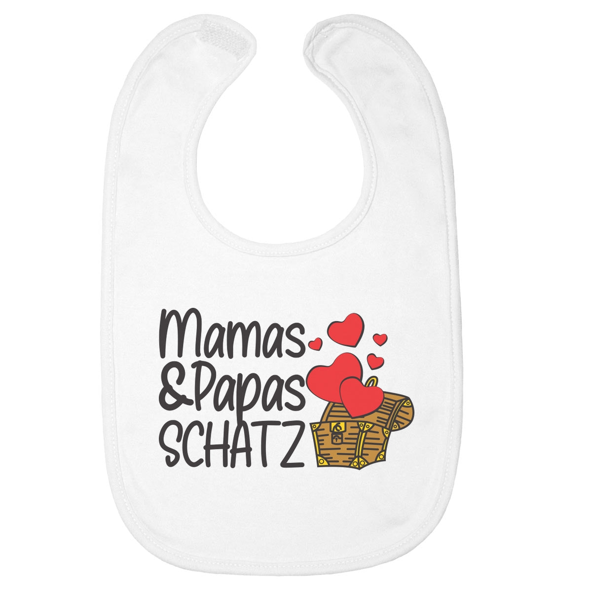 Baby Geschenk Mama und Papas Schatz Baby Lätzchen