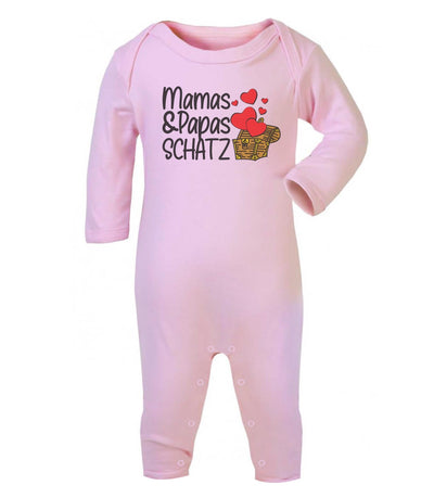 Baby Geschenk Mama und Papas Schatz Baby Strampler Strampelanzug