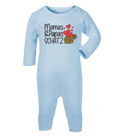 Baby Geschenk Mama und Papas Schatz Baby Strampler Strampelanzug