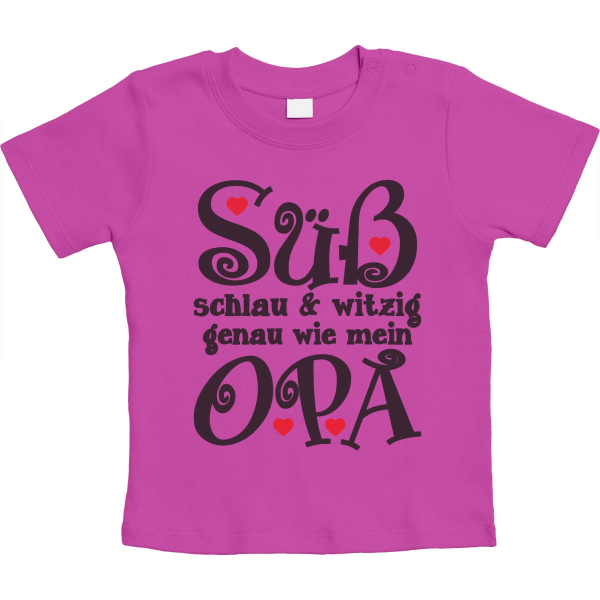 Süß Schlau und Witzig genau wie mein Opa Unisex Baby T-Shirt Gr. 66-93