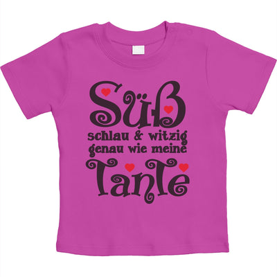 Süß Schlau und Witzig genau wie meine Tante Unisex Baby T-Shirt Gr. 66-93