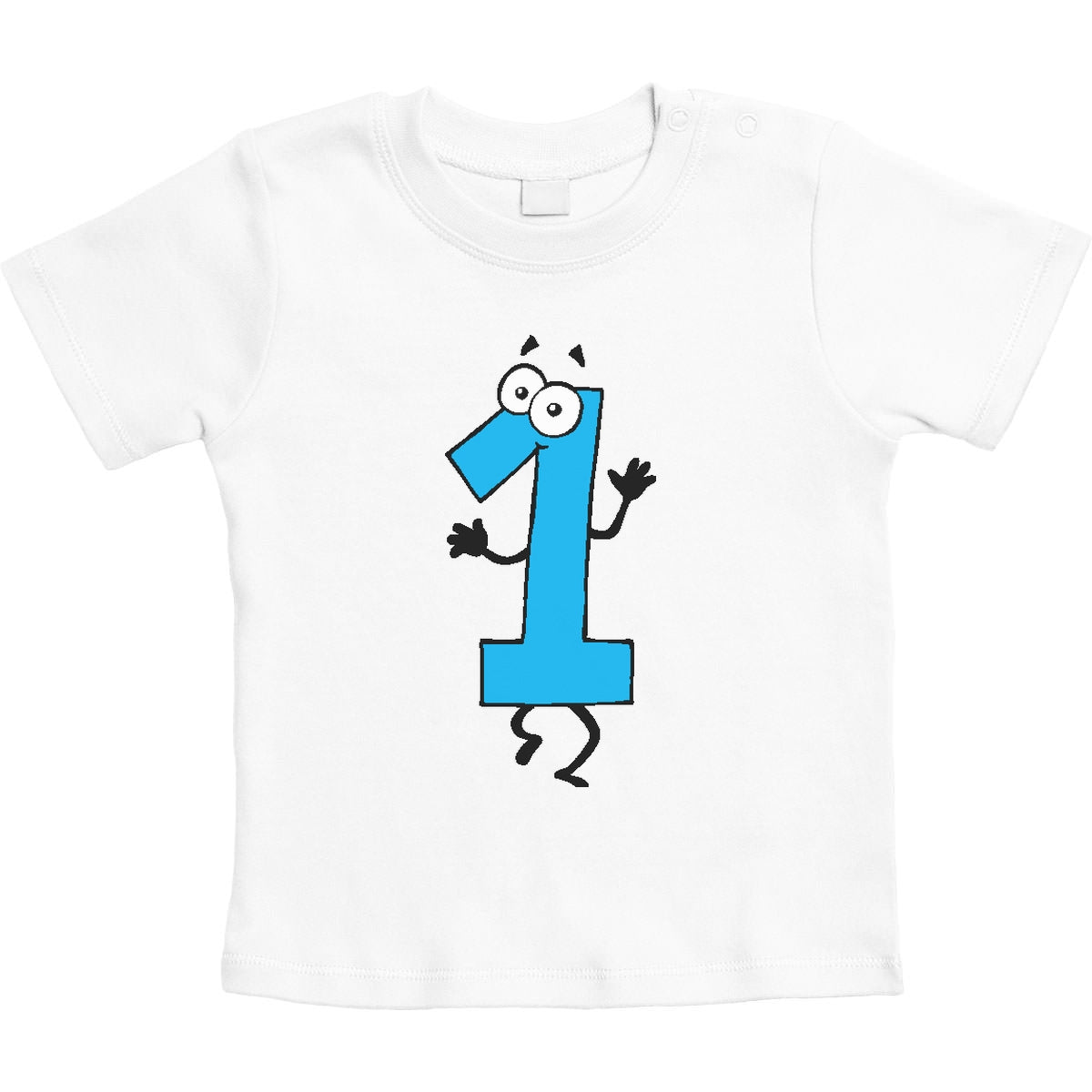 Ich Bin 1 - Süsses Geschenk zum Ersten Geburtstag Unisex Baby T-Shirt Gr. 66-93