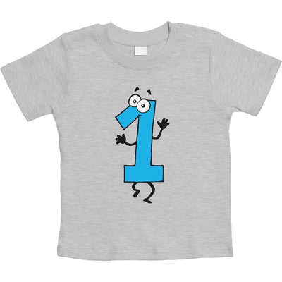 Ich Bin 1 - Süsses Geschenk zum Ersten Geburtstag Unisex Baby T-Shirt Gr. 66-93