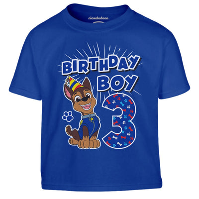 Geburtstag 3 Jahre Chase Birthday Boy Kinder Jungen T-Shirt