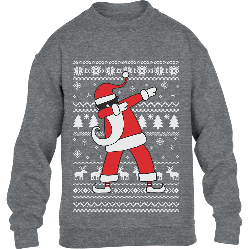 Kinder Weihnachtspullover Geschenk Weihnachtsmann Dab Kinder Pullover Sweatshirt