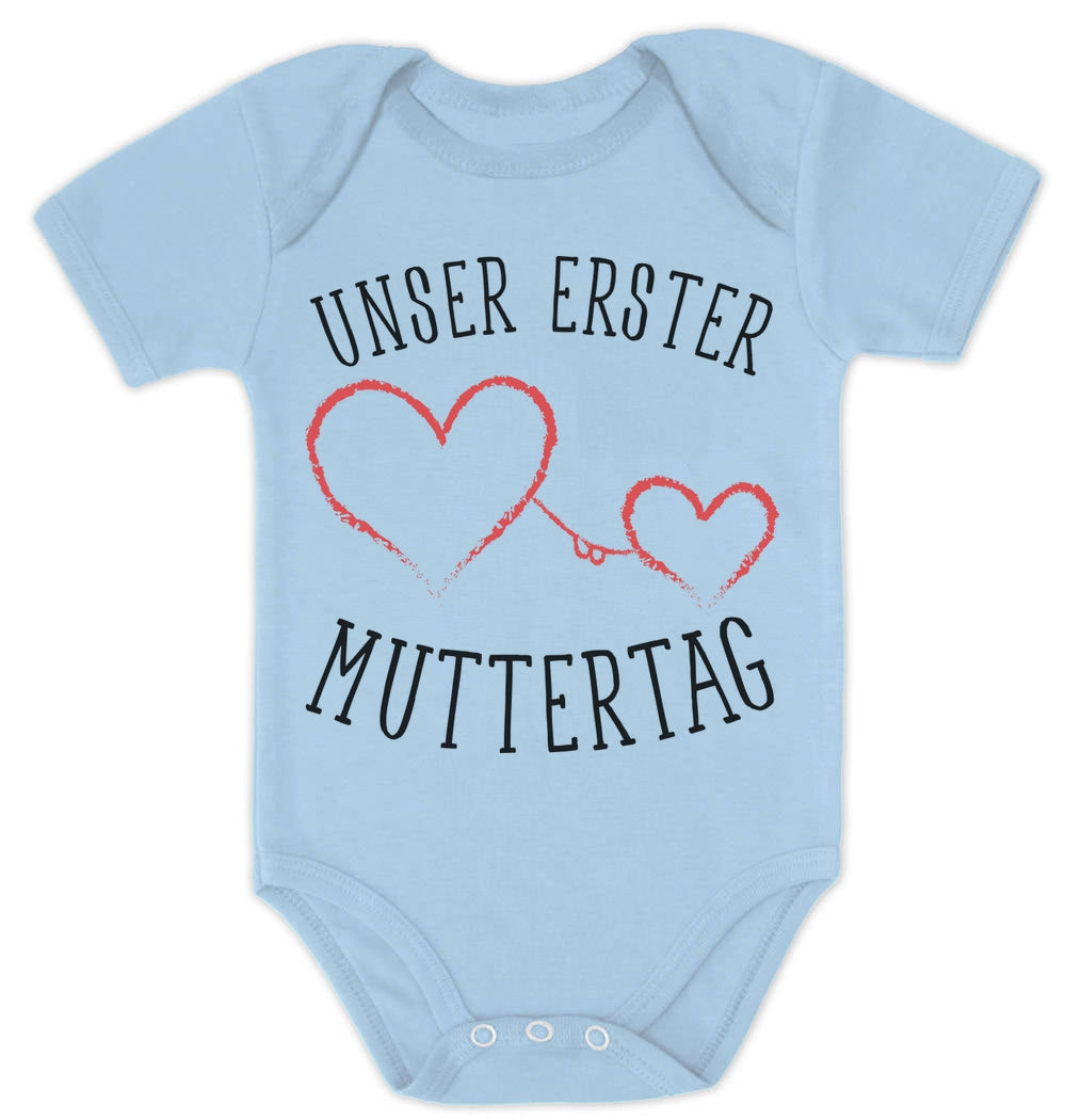 Unser erster Muttertag - Partnergeschenk Baby Baby Body Kurzarm-Body