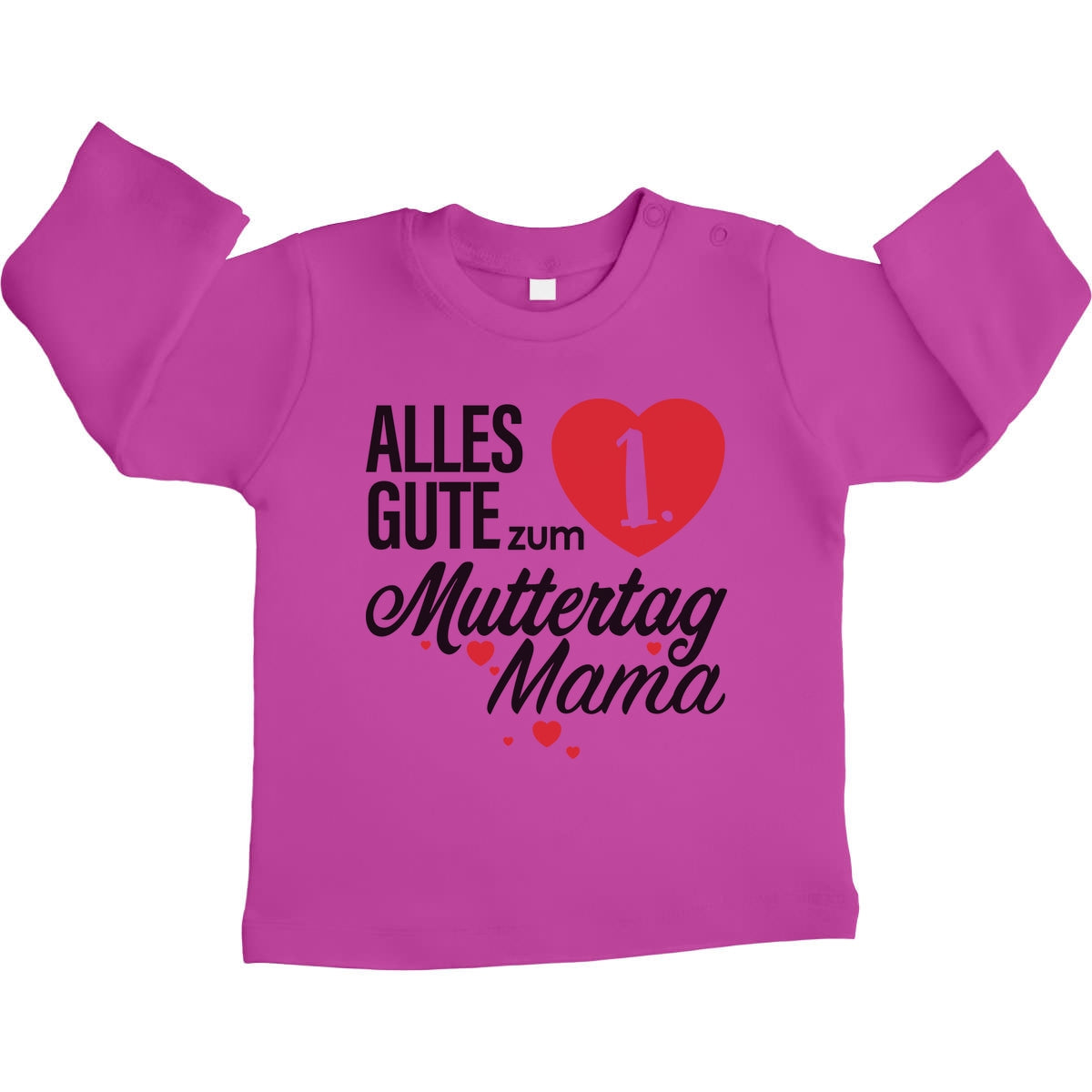 Geschenk - Alles Gute zum 1. Muttertag Mama Unisex Baby Langarmshirt Gr. 66-93