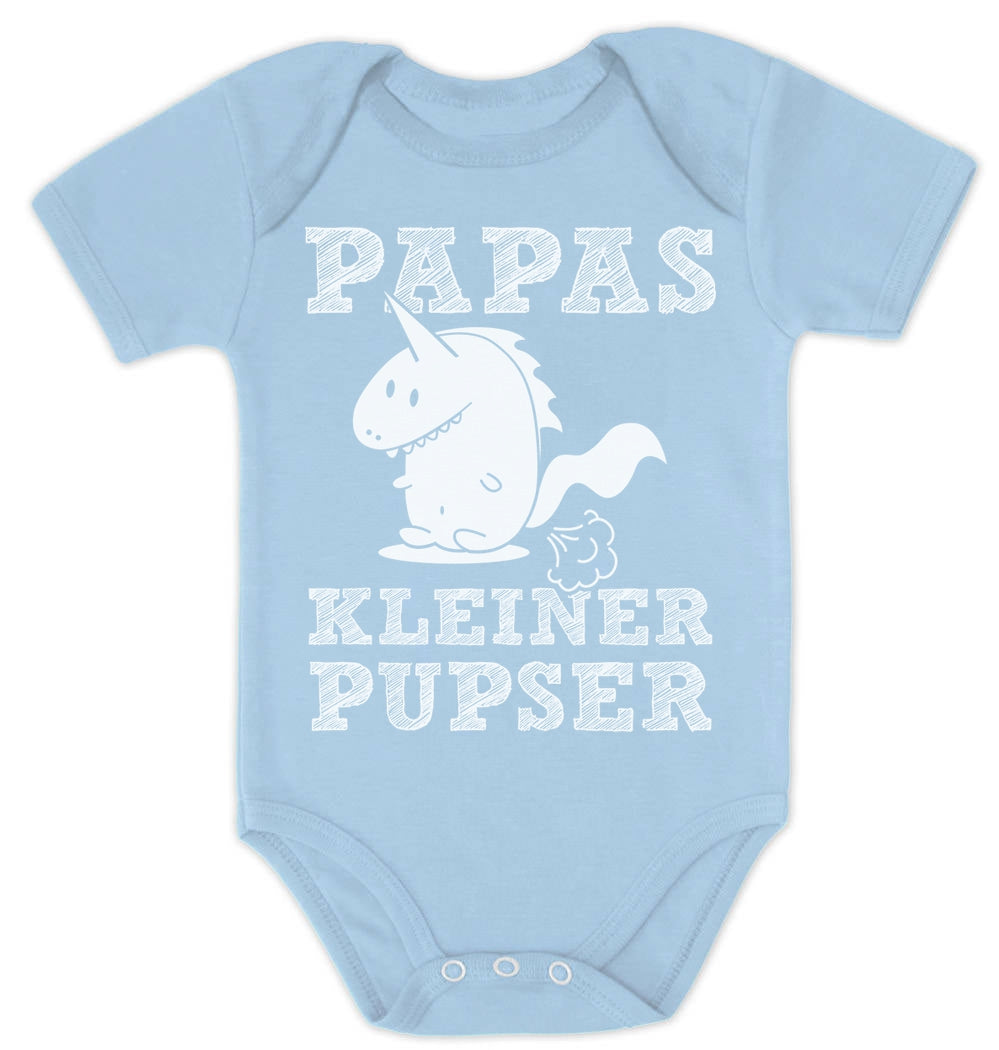 Witziges Design für Babys - Papas kleiner Pupser Dino Baby Body Kurzarm-Body