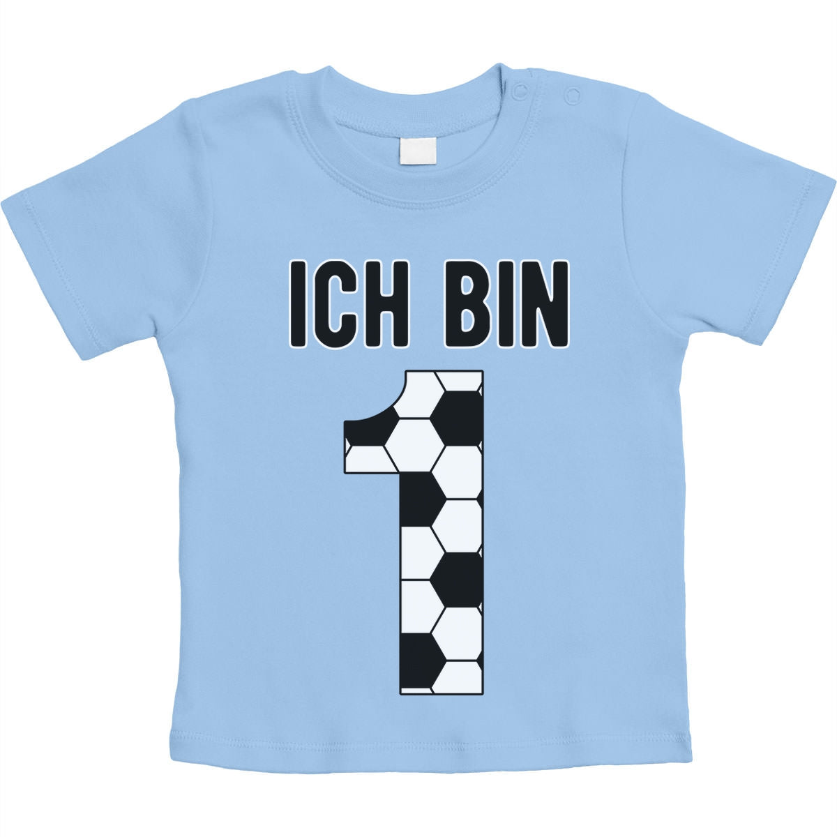 Geburtstagsshirt 1 Jahr Junge Geschenk Fußball Unisex Baby T-Shirt Gr. 66-93