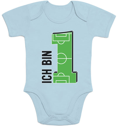 1 Geburtstag Junge Geschenke zum 1 Geburtstag - Fußball Baby Body Kurzarm-Body