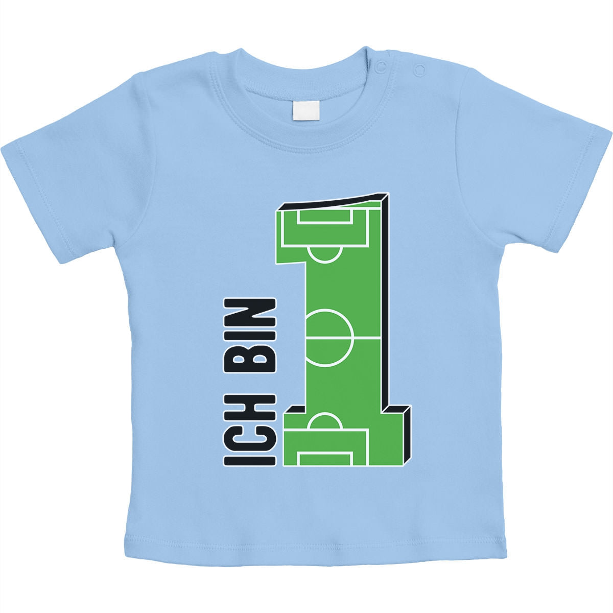 Geschenke Baby 1 Jahr Geburtstag Junge - Fußball Unisex Baby T-Shirt Gr. 66-93