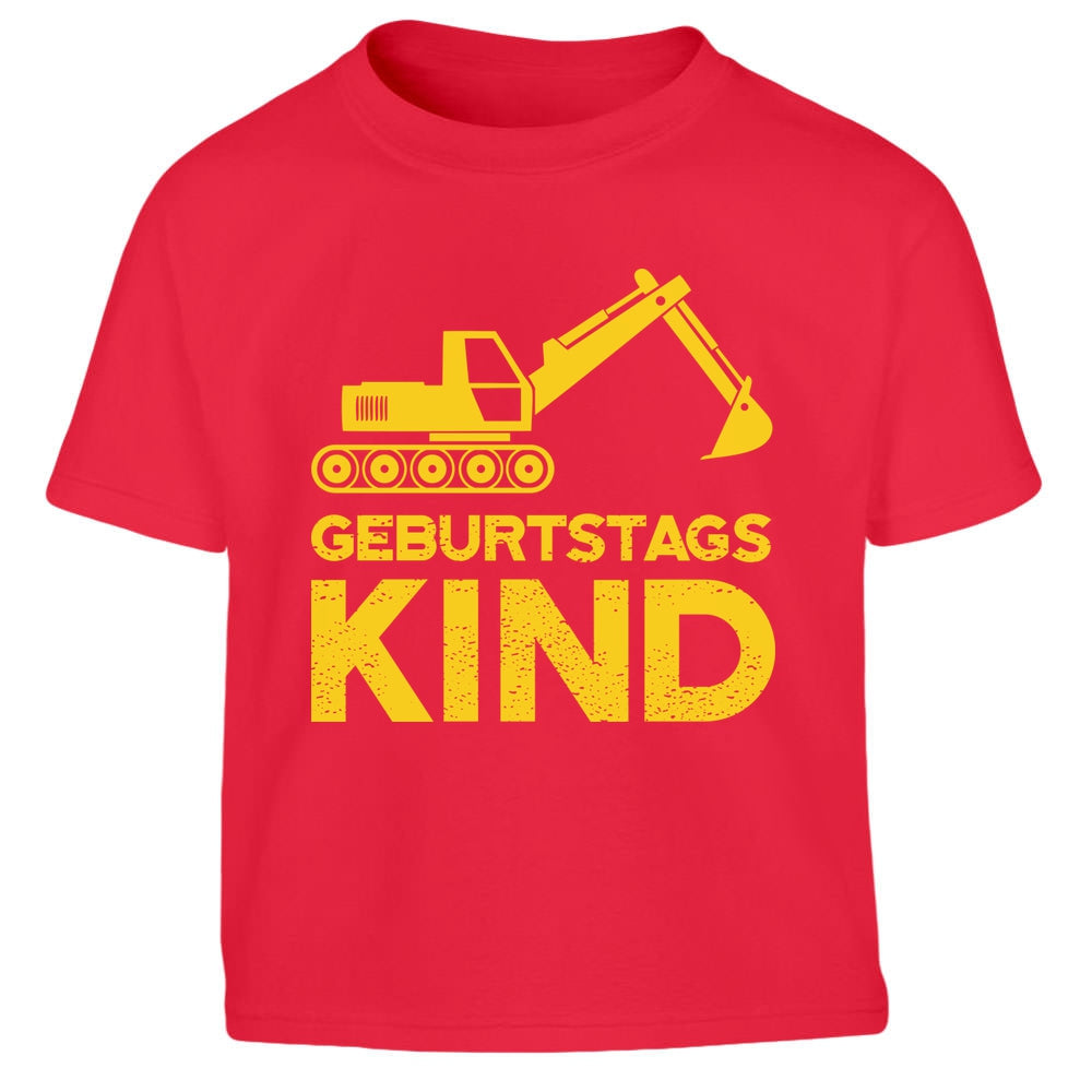 Geburtstagskind Bagger Geburtstag Junge Geschenk Kinder Jungen T-Shirt