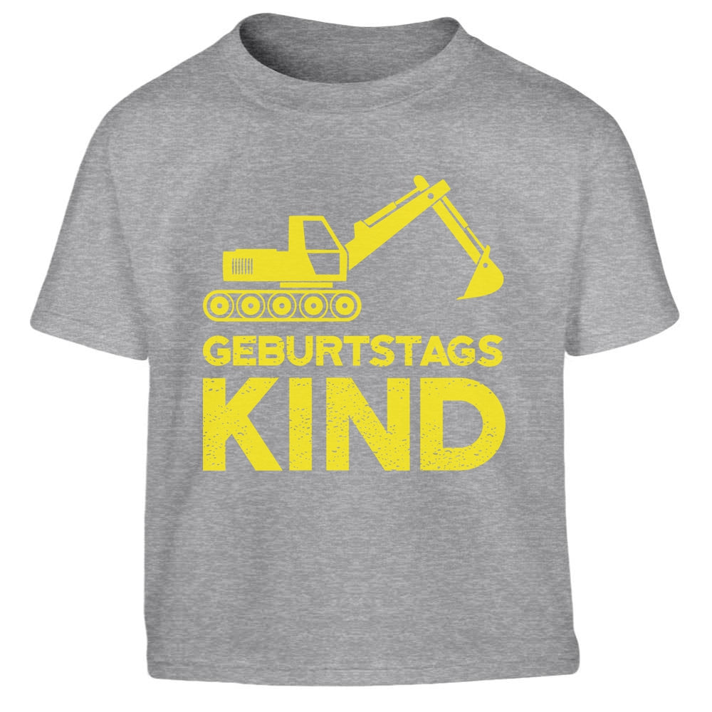 Geburtstagskind Bagger Geburtstag Junge Geschenk Kinder Jungen T-Shirt