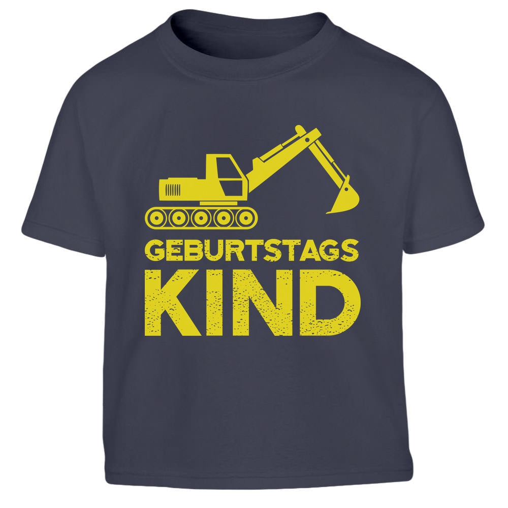 Geburtstagskind Bagger Geburtstag Junge Geschenk Kinder Jungen T-Shirt