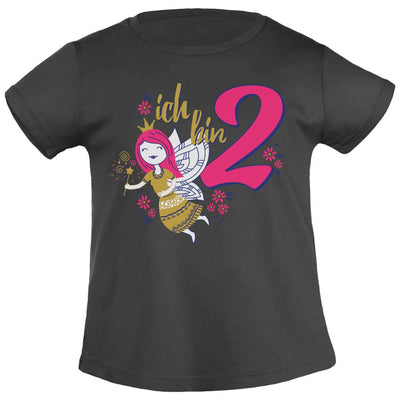 Ich bin 2 Gute Fee Geburtstags Geschenk für Mädchen inGold Mädchen T-Shirt