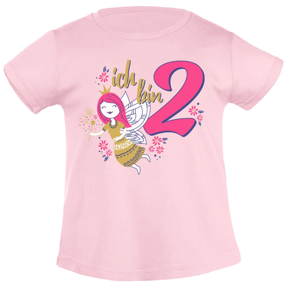 Ich bin 2 Gute Fee Geburtstags Geschenk für Mädchen inGold Mädchen T-Shirt