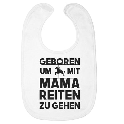 Geboren Um Mit Mama Reiten Zu Gehen Baby Lätzchen