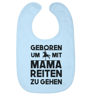 Geboren Um Mit Mama Reiten Zu Gehen Baby Lätzchen