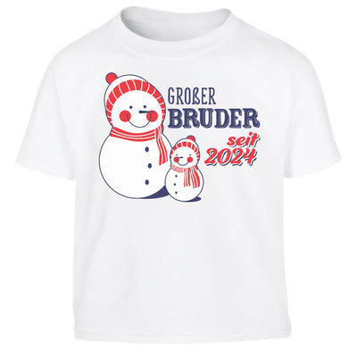 Geschenk Großer Bruder seit 2024 Ankündigungsgeschenk Kinder Jungen T-Shirt