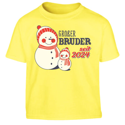 Geschenk Großer Bruder seit 2024 Ankündigungsgeschenk Kinder Jungen T-Shirt