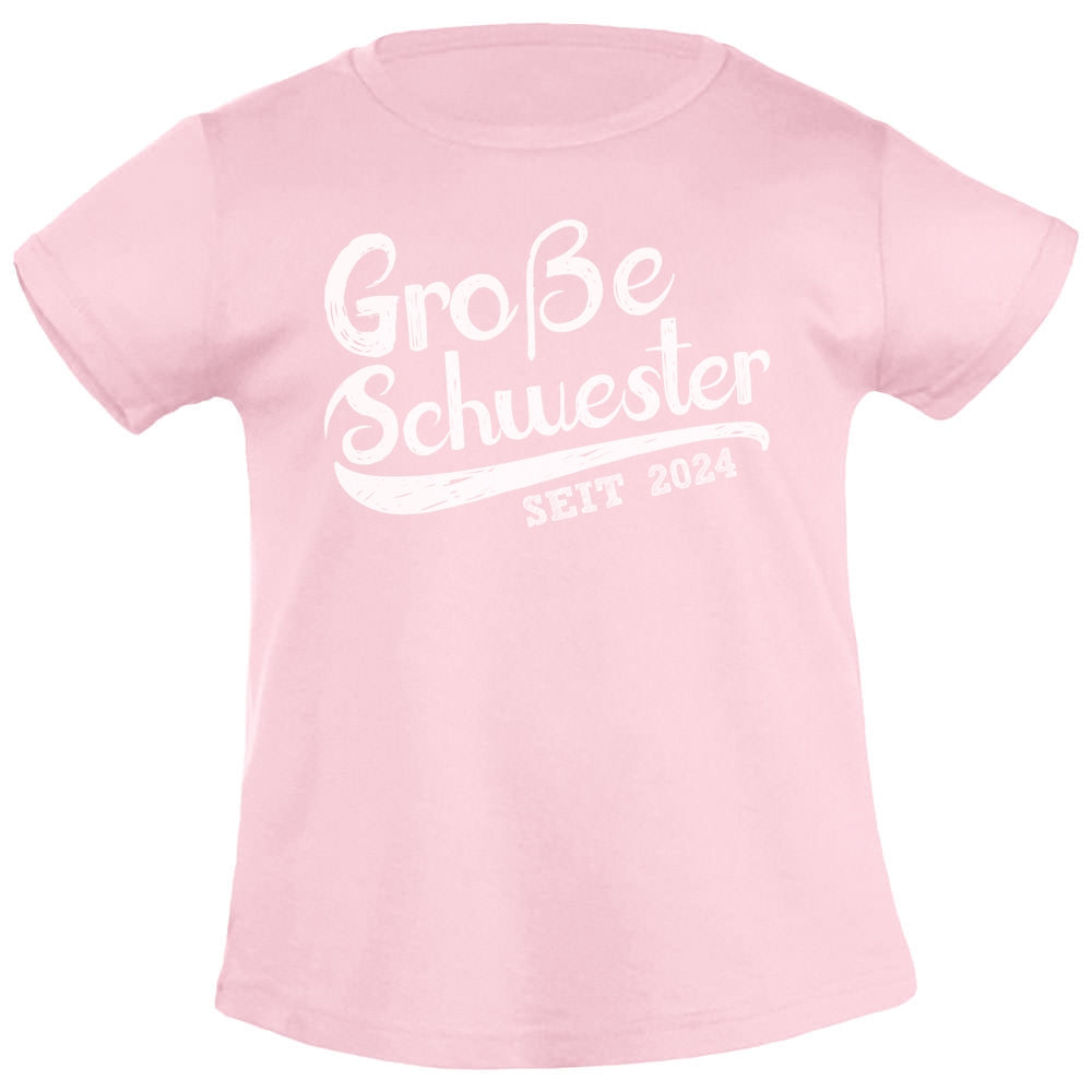 Große Schwester 2024 Geschwister Geschenke Mädchen T-Shirt
