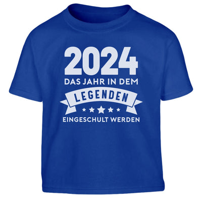 Legenden Einschulung Junge Geschenk Schulkind 2024 Kinder Jungen T-Shirt