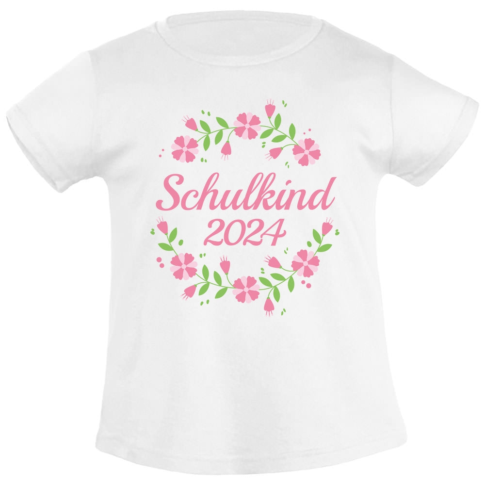 Schulkind 2024 Mädchen Geschenk zur Einschulung Mädchen T-Shirt