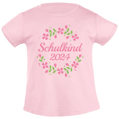 Schulkind 2024 Mädchen Geschenk zur Einschulung Mädchen T-Shirt