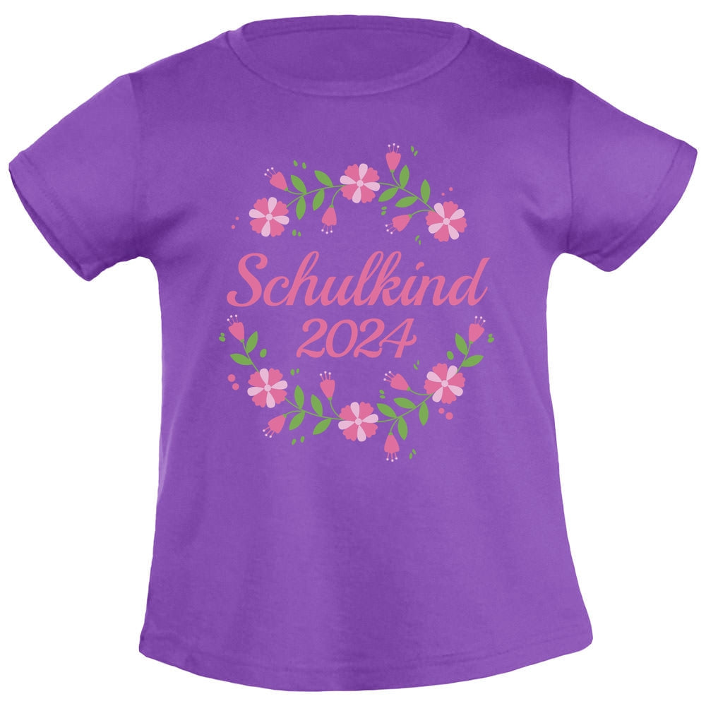 Schulkind 2024 Mädchen Geschenk zur Einschulung Mädchen T-Shirt