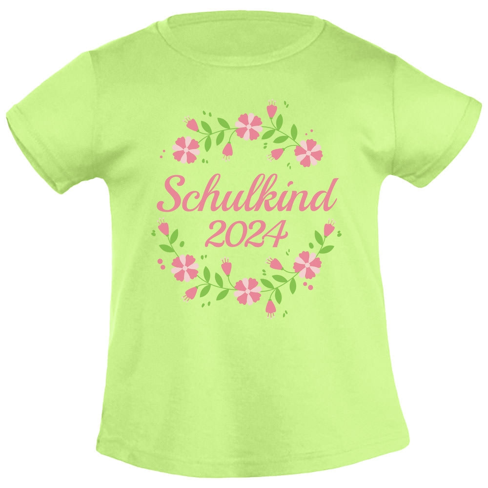 Schulkind 2024 Mädchen Geschenk zur Einschulung Mädchen T-Shirt