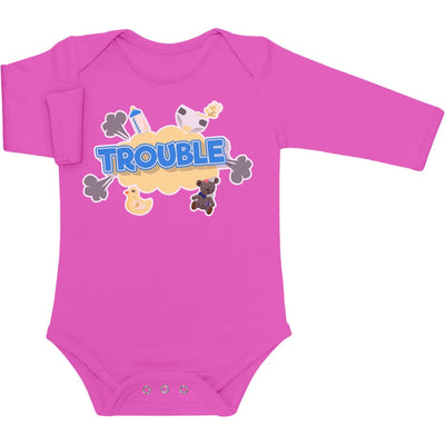 Trouble - Lustiger Spruch für Babies Baby Langarm Body