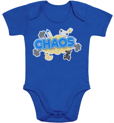 Chaos - Lustiger Spruch für Babies Baby Body Kurzarm-Body
