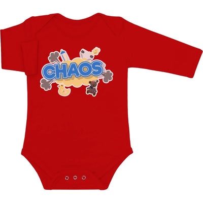 Chaos - Lustiger Spruch für Babies Baby Langarm Body