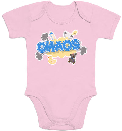 Chaos - Lustiger Spruch für Babies Baby Body Kurzarm-Body
