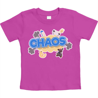 Chaos - Lustiger Spruch für Babies Unisex Baby T-Shirt Gr. 66-93