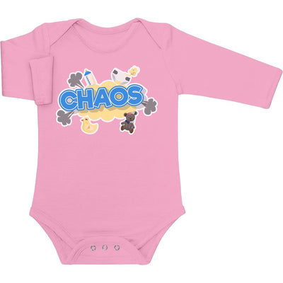 Chaos - Lustiger Spruch für Babies Baby Langarm Body