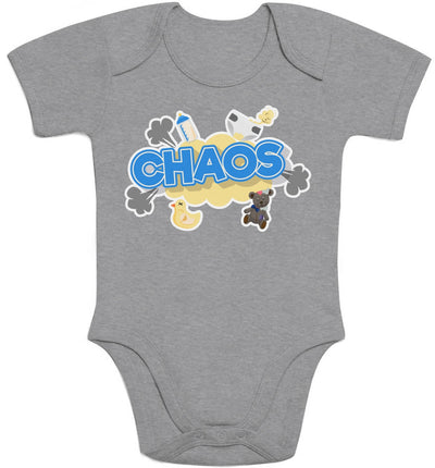 Chaos - Lustiger Spruch für Babies Baby Body Kurzarm-Body